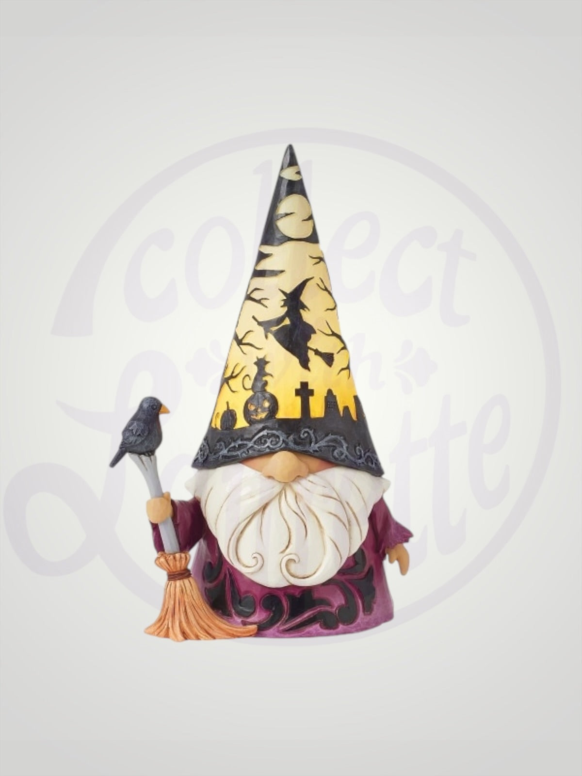 Jim Shore Heartwood Creek - Spooktacular Night Halloween Wizard Gnome Figurine